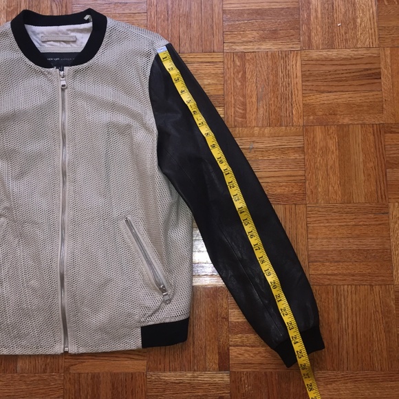 Andrew Marc NY  Eyelet  Leather Jacket - Picture 5 of 8